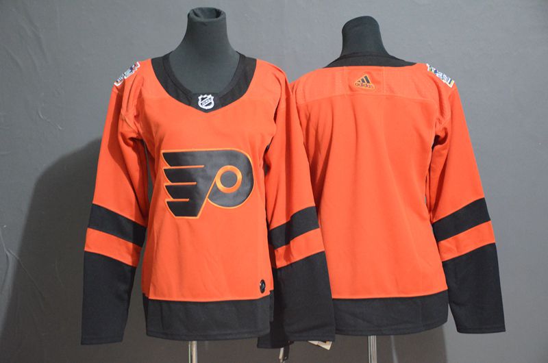 Women Philadelphia Flyers Blank Orange Adidas Third Edition Adult NHL Jersey->pittsburgh penguins->NHL Jersey